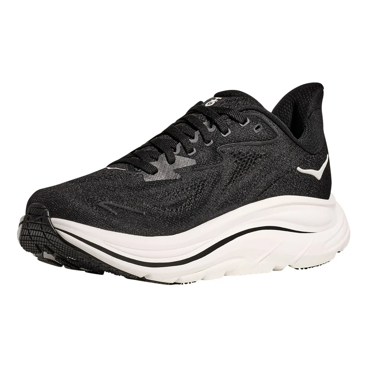 Hoka Clifton 10 Wide - Black/White - Image 5