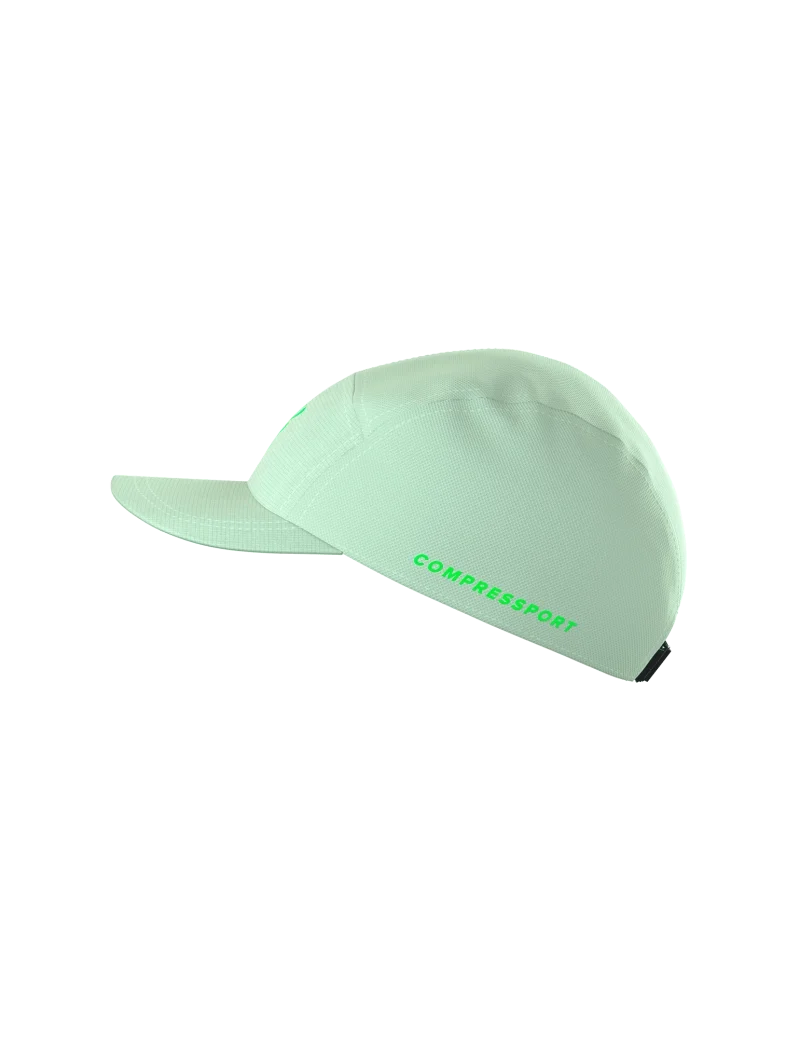 Compressport 5 Panel Cap - Lime - Image 5