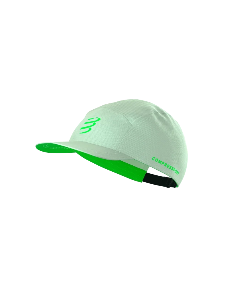 Compressport 5 Panel Cap - Lime - Image 2