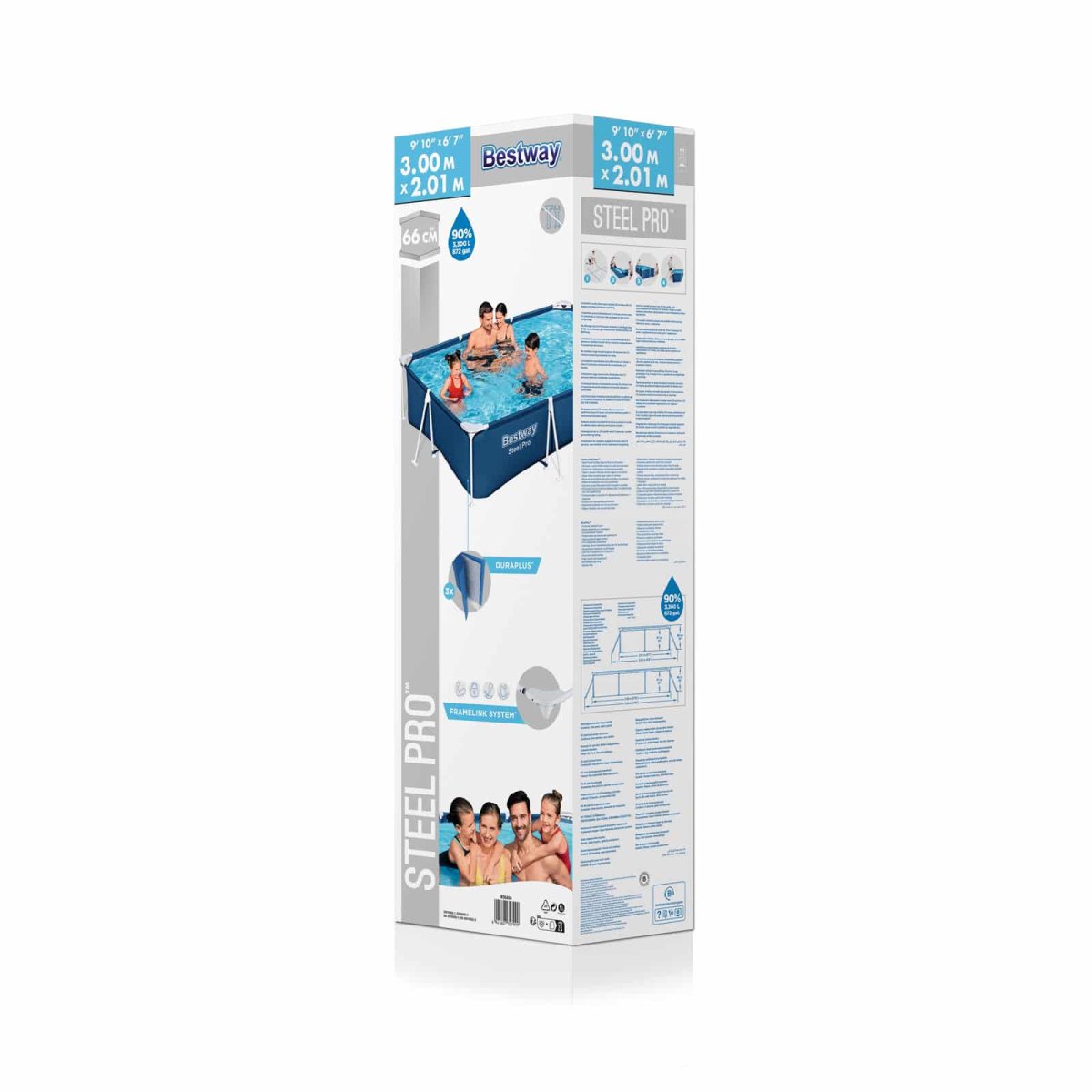 Piscina Desmontável Retangular Bestway® Steel Pro™ 3,00 m x 2,01 m x 66 cm - Image 7