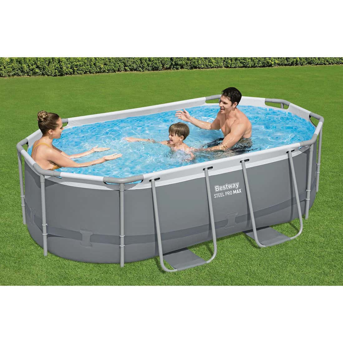 Piscina desmontável oval Bestway Steel Pro MAX 3,05m x 2,00m x 84cm - Image 3