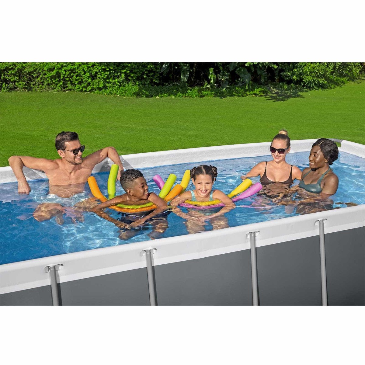 Piscina desmontável retangular DEPURADORA AREIA Steel Pro MAX 4,04 m x 2,01 m x 1 m - Image 3