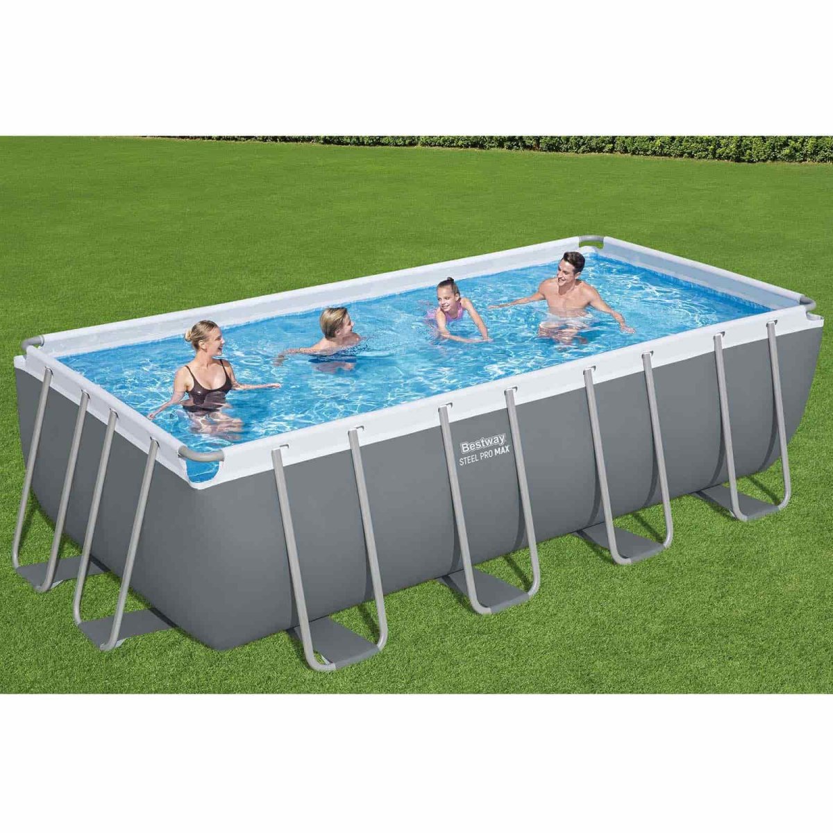 Piscina desmontável retangular DEPURADORA DE AREIA 4,88 m x 2,44 m x 1,22 m - Image 3
