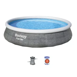 Conjunto de Piscina Insuflável Redonda Bestway® Fast Set™ de 4,57m X 107 cm