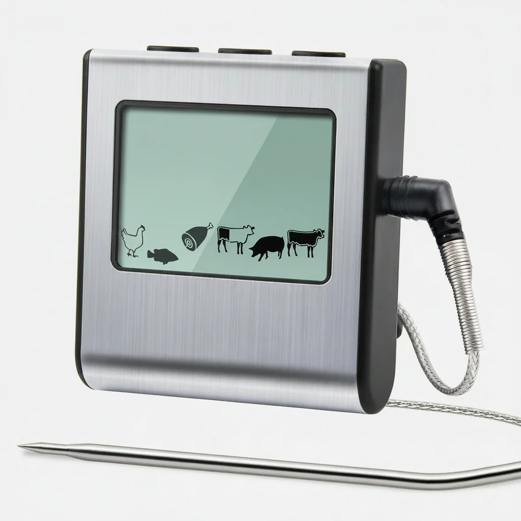 Vleesthermometer Digitaal Oven BBQ Met Kabel Sonde