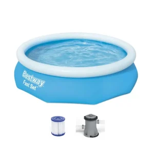 Piscina Desmontável Bestway Fast Set 3,05 m x76 cm com Bomba de Filtragem de 1.249 litros/h