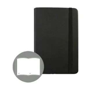 Caderno Agrafado com Fecho Elástico Pequeno