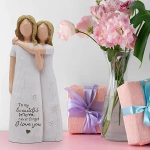 Beeldje Moeder Dochter Cadeau Moederdag Decoratie Beeld