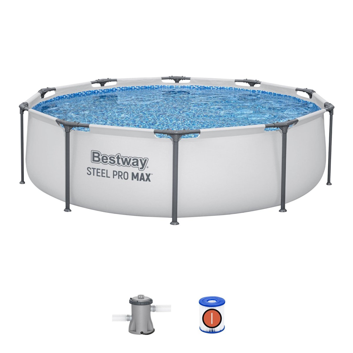 Conjunto de Piscina Desmontável Bestway® Steel Pro MAX™ de 3,66 m x 76 cm - Image 2