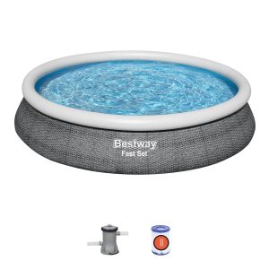 Conjunto de Piscina Insuflável Redonda Bestway® Fast Set™ 4,57 m x 84 cm