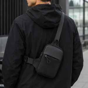 Borsello Uomo Tracolla Viaggio Antifurto Organizer
