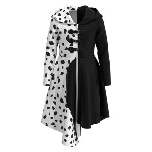 Costume Halloween Vestito Cappuccio Bambina Adulto