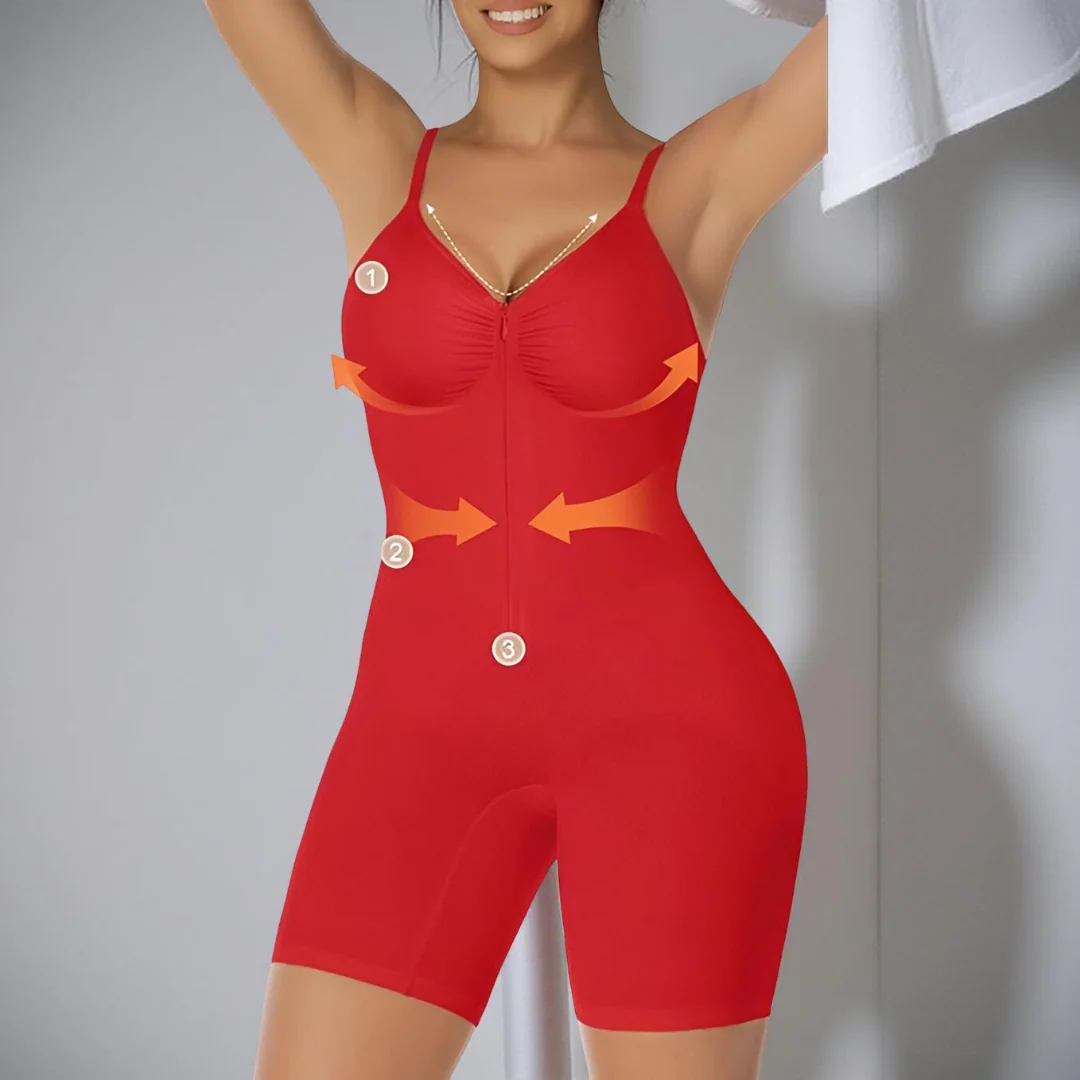Dames Shapewear Bodysuit Rits Taille Vorming - Image 6