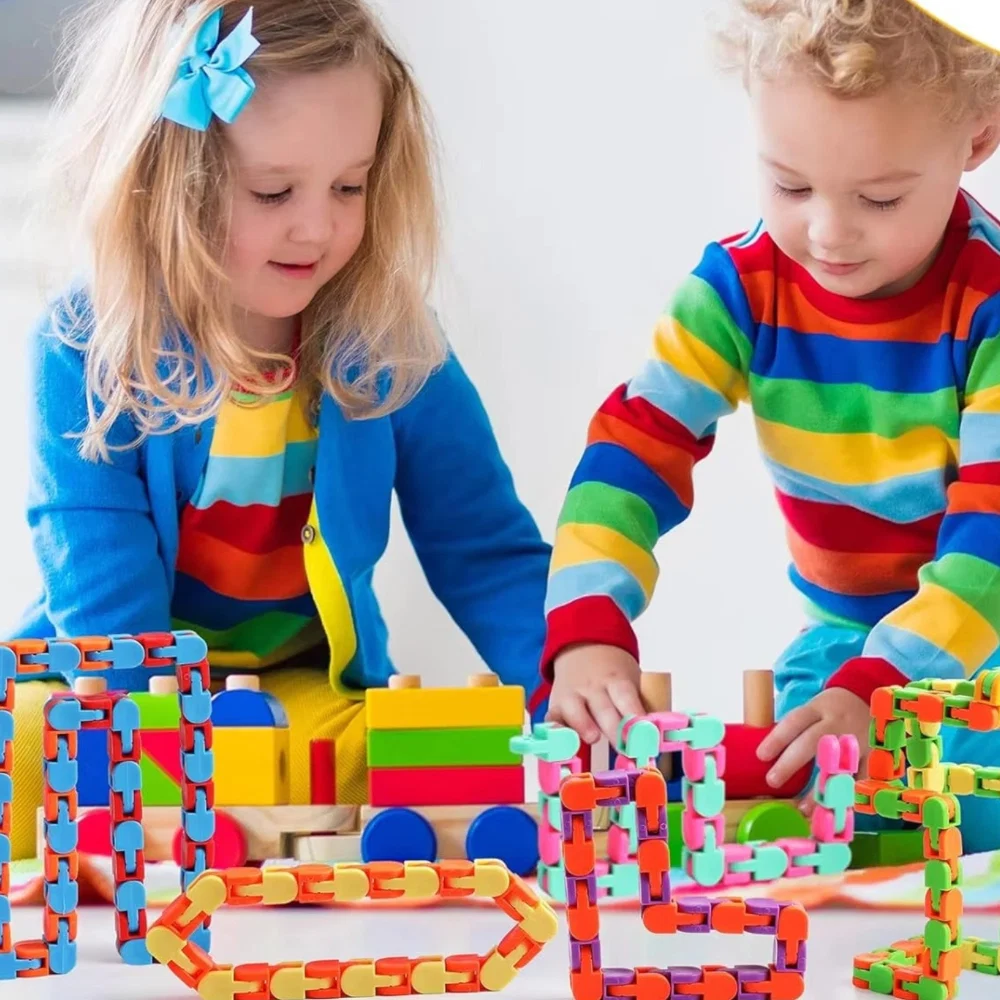 Fidget Speelgoed Sensorisch Klik Puzzel Bouwspel - Image 5