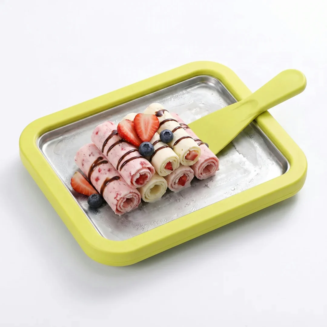 Gelatiera Raffreddamento Gelato Macchina Compatta Manuale Casa - Image 3
