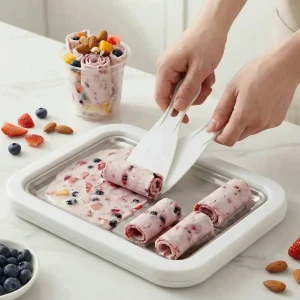 Gelatiera Raffreddamento Gelato Macchina Compatta Manuale Casa