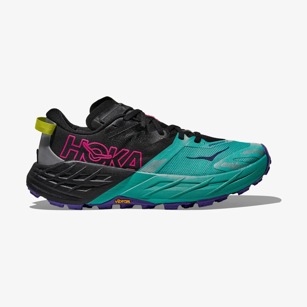 Hoka Speedgoat 7 W - Black / Electric - Image 2