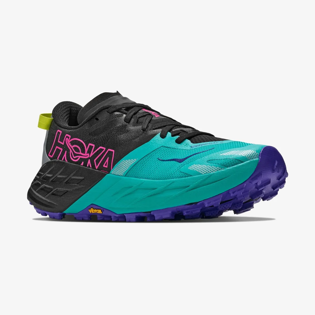 Hoka Speedgoat 7 W - Black / Electric - Image 3