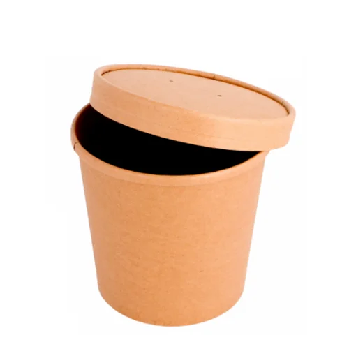 Recipiente Kraft 78cl (780 ml) com Tampa - Image 3
