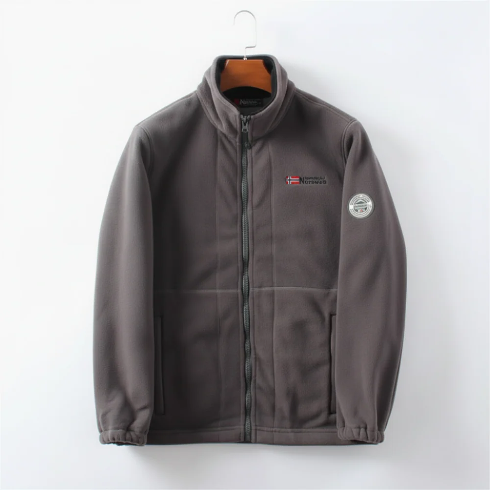 Heren Fleece Winterjas Winddicht Warme Outdoor Jas - Image 4