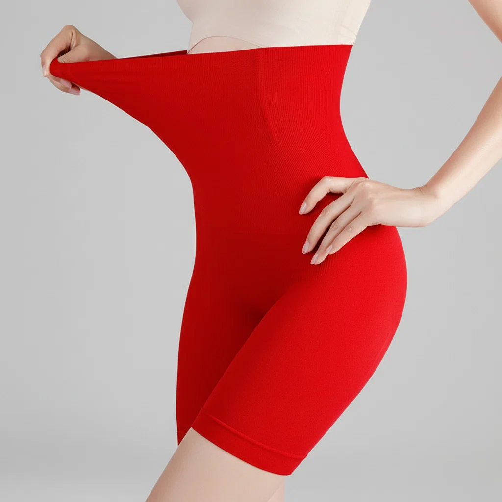 Dames Shapewear Hoge Taille Compressie Naadloze Contour Shorts - Image 6