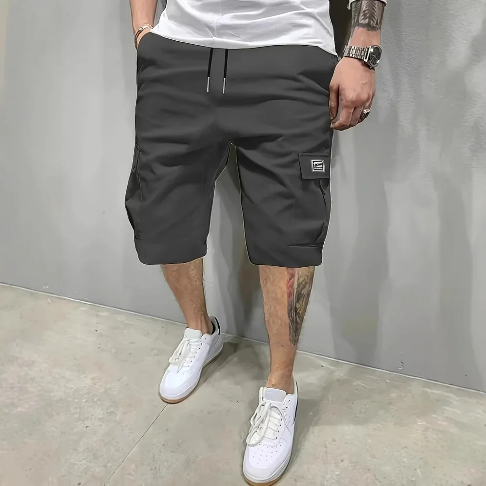 Korte Broek Heren Cargo Shorts Losse Pasvorm Zakken - Image 4