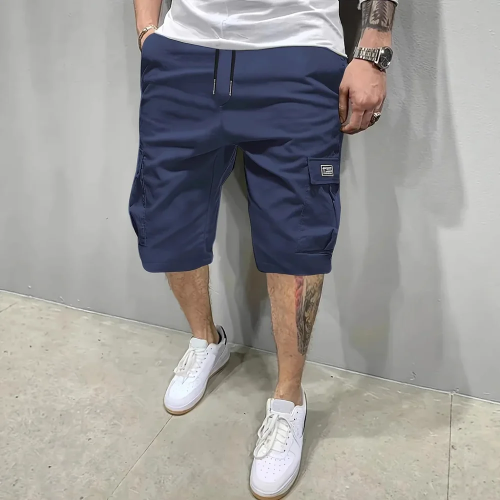 Korte Broek Heren Cargo Shorts Losse Pasvorm Zakken