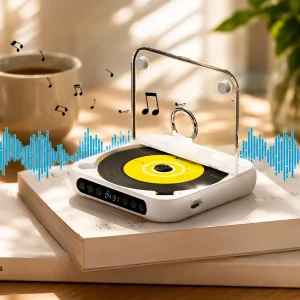 Lettore CD Portatile Bluetooth Audio HiFi Ricarica USB C