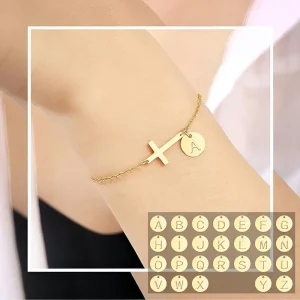 Moederdag Cadeau Armband Dames Kruis Verstelbaar RVS Sieraad