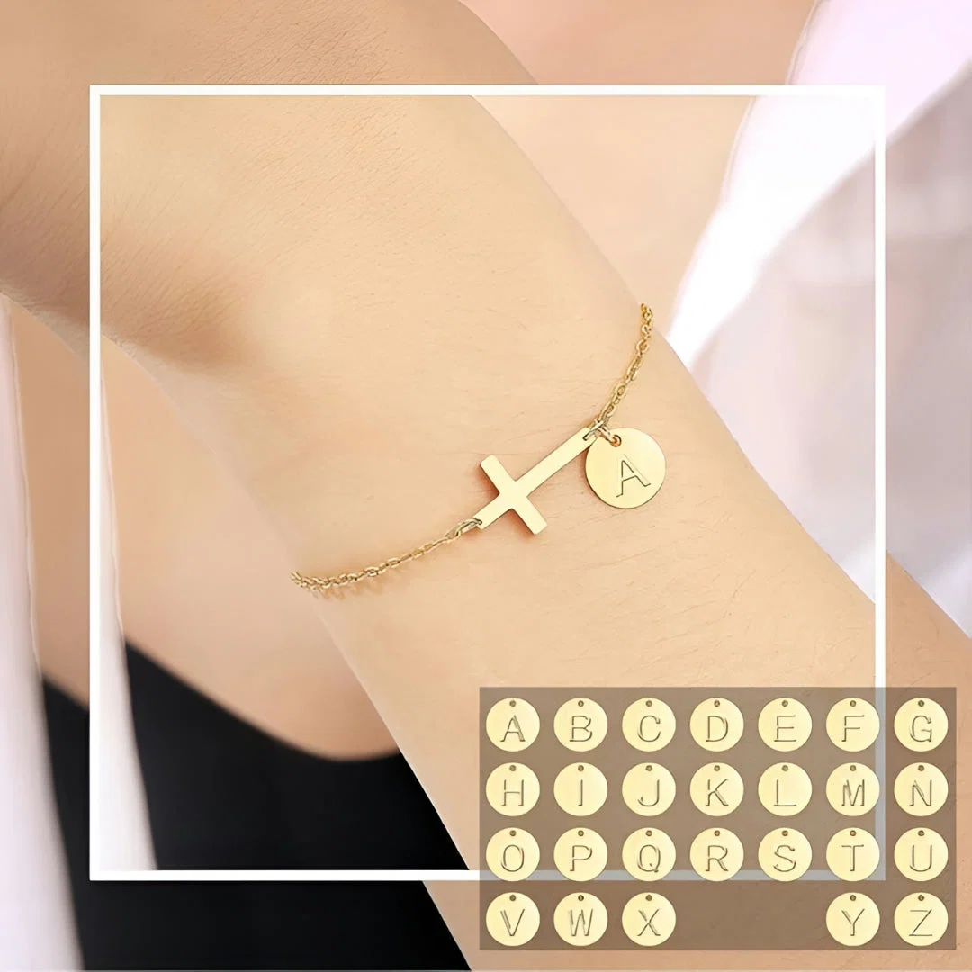 Moederdag Cadeau Armband Dames Kruis Verstelbaar RVS Sieraad - Image 2