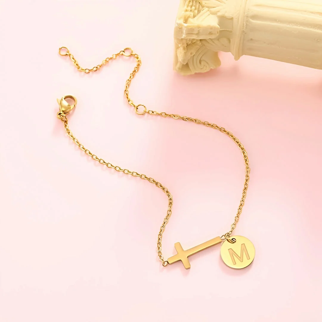 Moederdag Cadeau Armband Dames Kruis Verstelbaar RVS Sieraad - Image 5