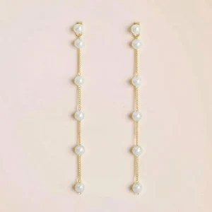 Moederdag Cadeau Oorbellen Dames Parel Hanger Studs Set