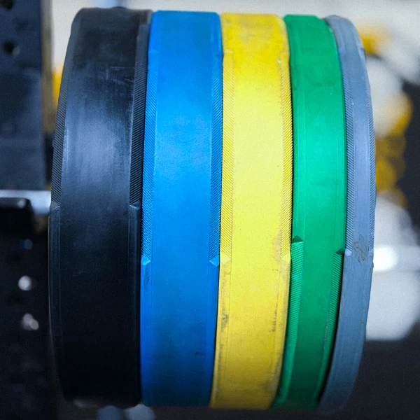 Pack Challenger com Bumpers easy grip coloridos-usados = 170kg - Image 7