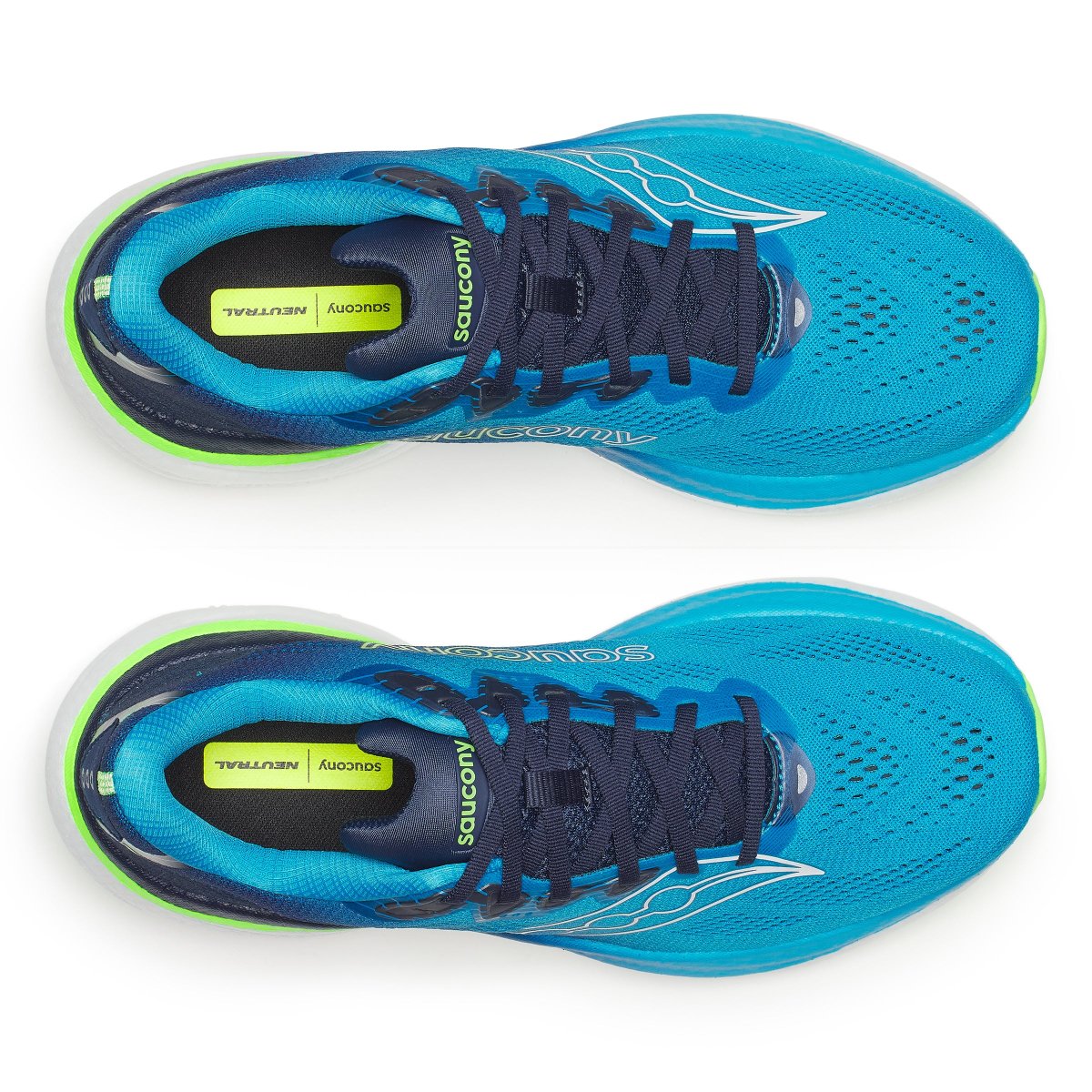 Saucony Ride 19 - Cobalt/Slime - Image 5