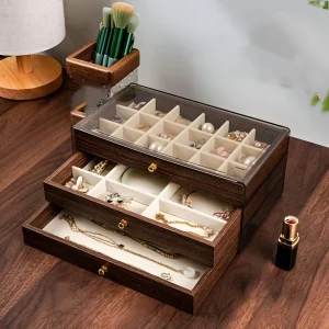 Sieradendoos Moederdag Houten Organizer Lades