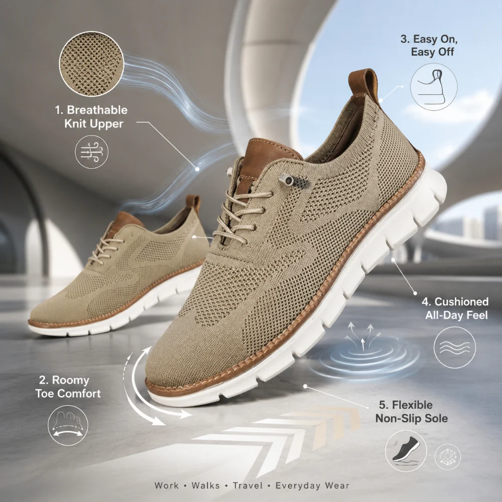 Sneakers Sportive Comode Design Traspirante - Image 7