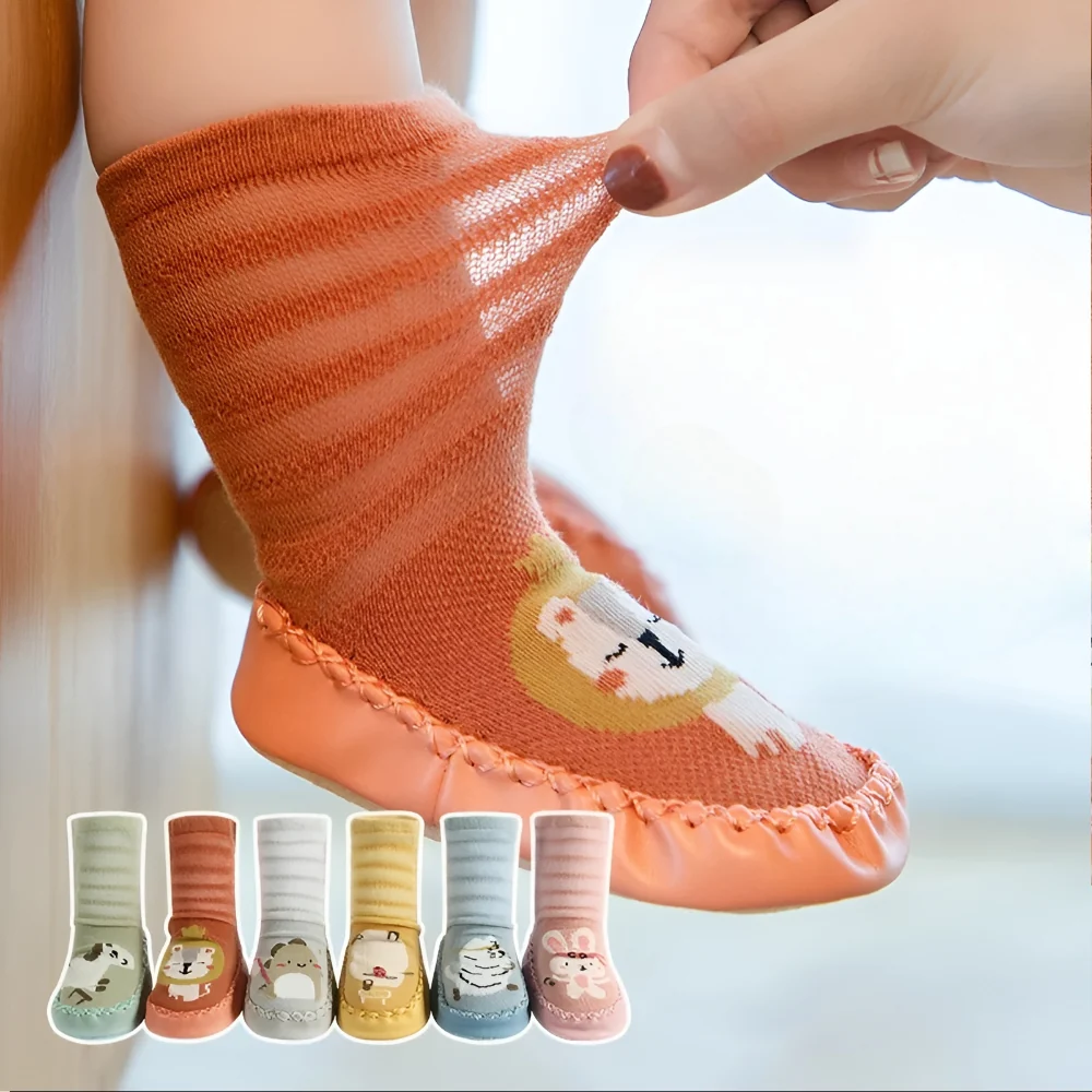 Sokken Baby Antislip Babysokken Peuter Grip Dierenprint - Image 8