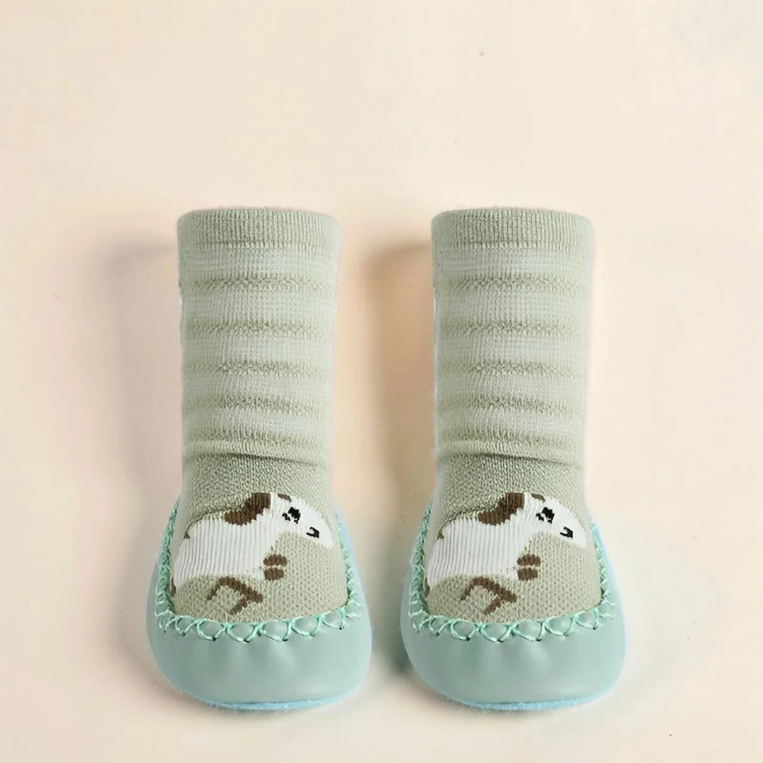 Sokken Baby Antislip Babysokken Peuter Grip Dierenprint - Image 6