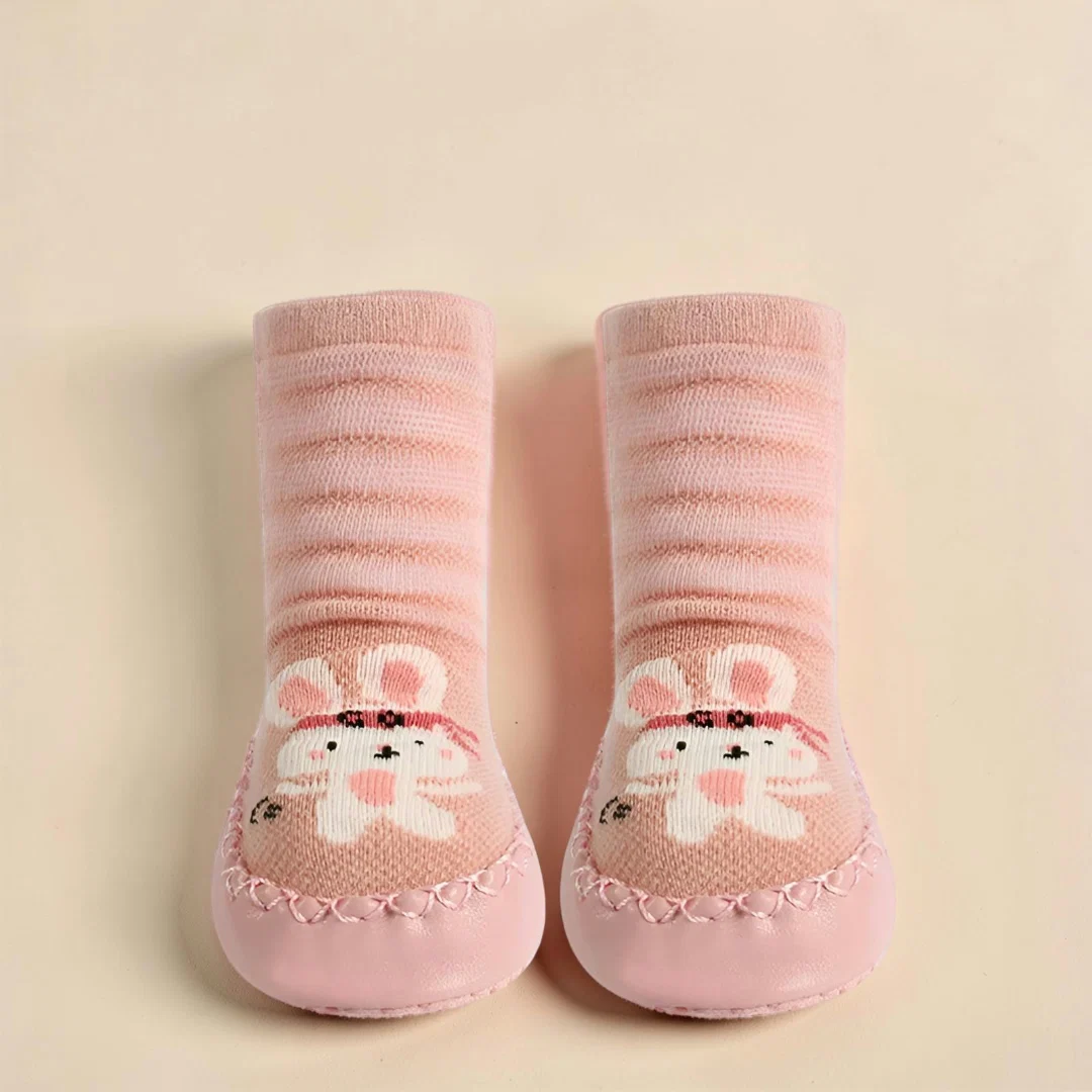 Sokken Baby Antislip Babysokken Peuter Grip Dierenprint - Image 2
