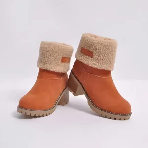 Stivali Donna Invernali Chunky Tacco Comodo Casual