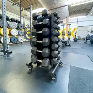Suporte Vertical para Dumbbells (Rack Torre – 28 DB)