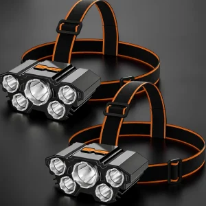 Wandel Hoofdlamp LED Oplaadbaar USB Zaklamp Outdoor Verlichting