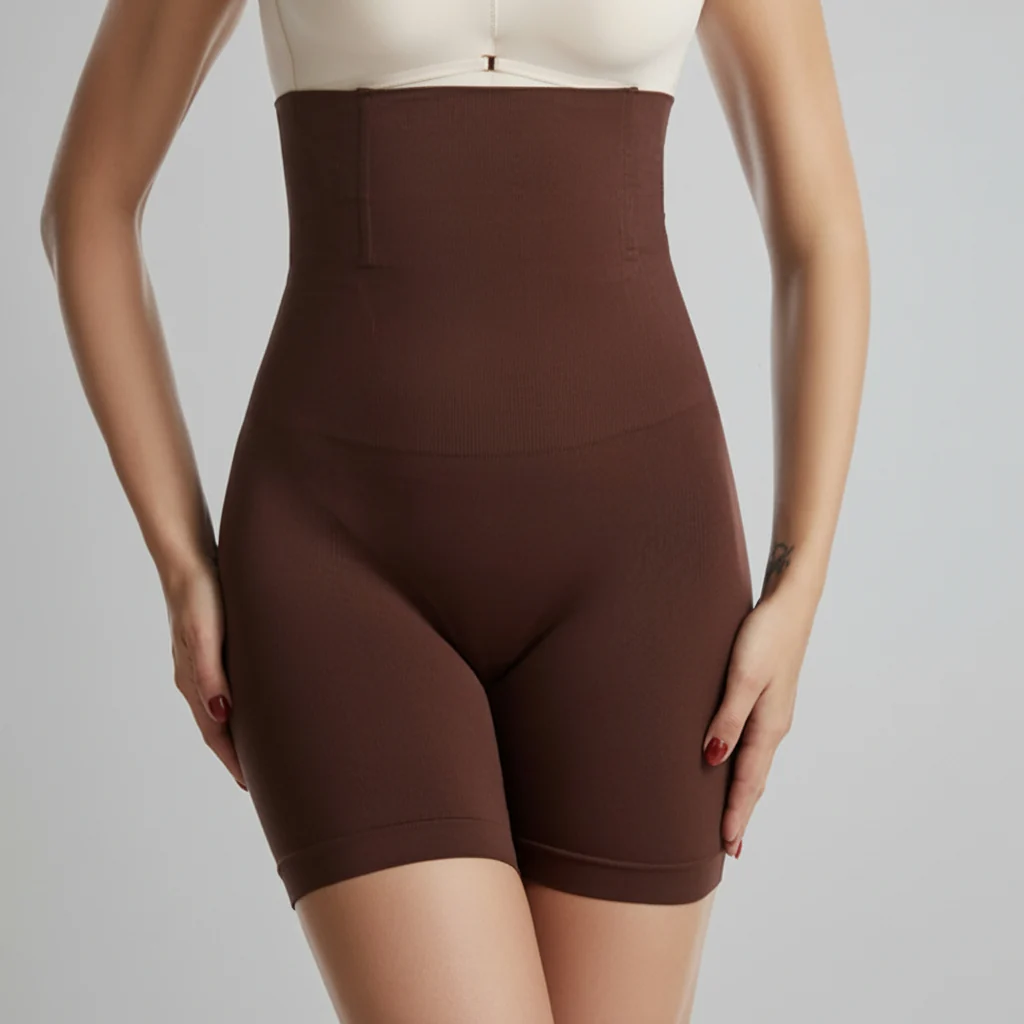 Dames Shapewear Hoge Taille Compressie Naadloze Contour Shorts - Image 9