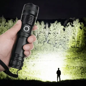 Zaklamp Oplaadbaar LED Krachtig Zoom Waterbestendig Outdoor