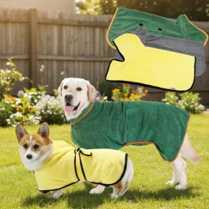 Accappatoio Cane Assorbente Asciugatura Rapida