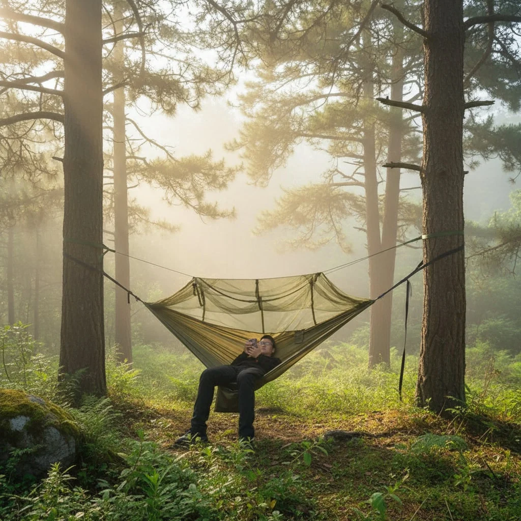 Amaca Campeggio Zanzariera Relax Outdoor - Image 9