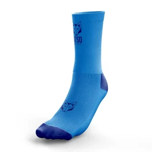 OTSO Multisport Socks Medium Cut - Flooow Light Blue & Electric Blue