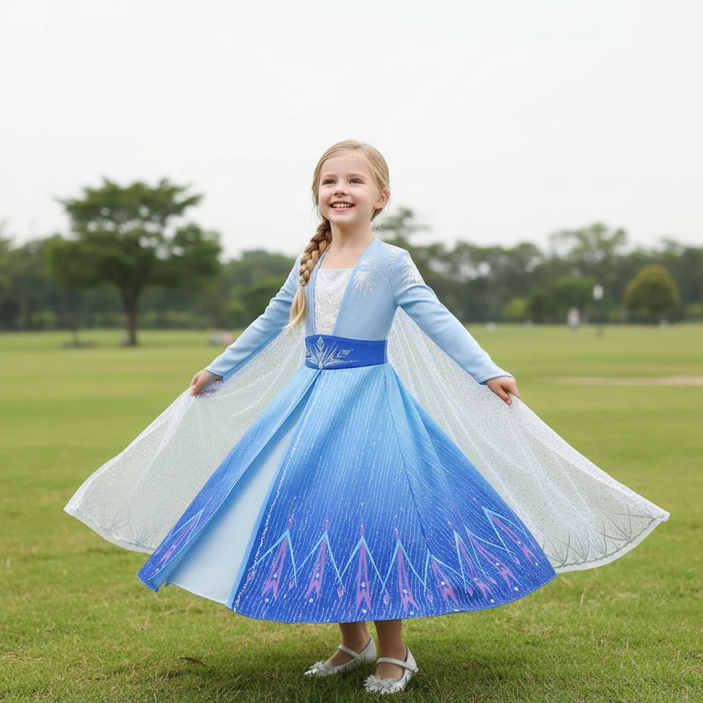 Costume Halloween Principessa Accessori Completi - Image 2