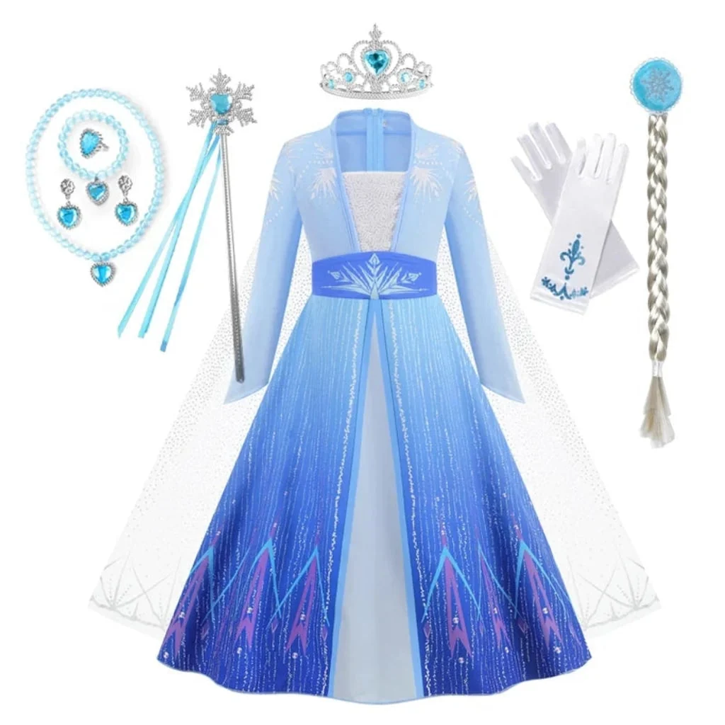 Costume Halloween Principessa Accessori Completi - Image 8