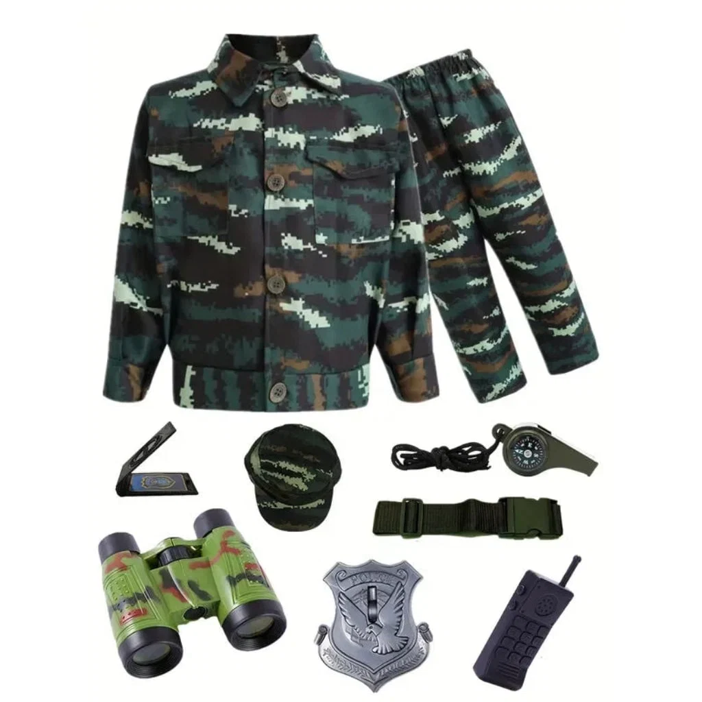 Costume Halloween Soldato Bambini Completo - Image 7